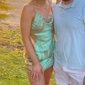 Hello Molly Tie-Dye Slip Dress